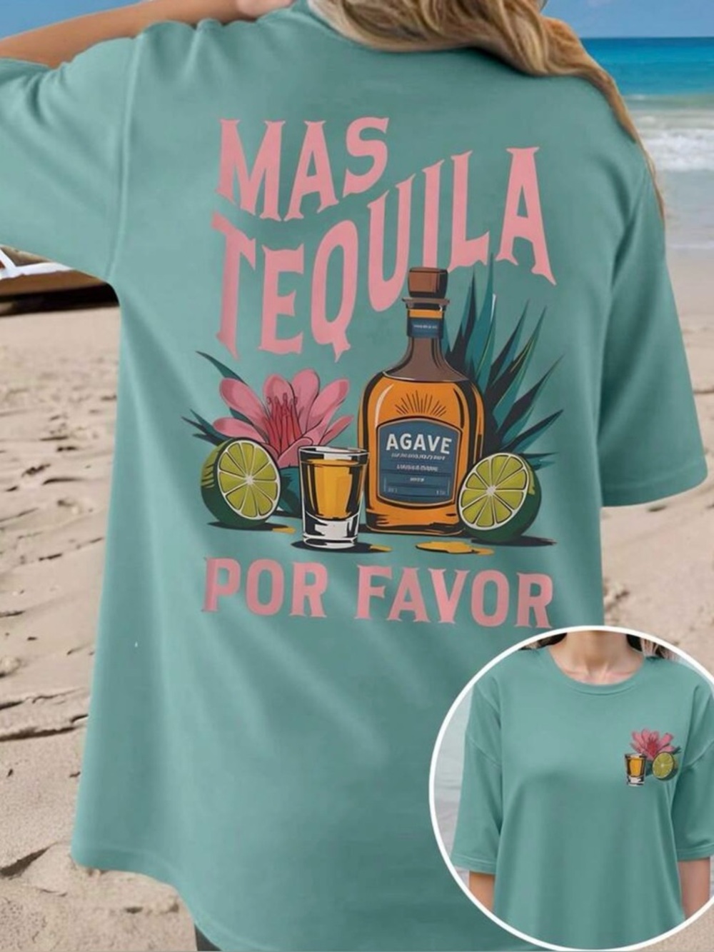 Women’s “Mas Tequila Por Favor” Tee